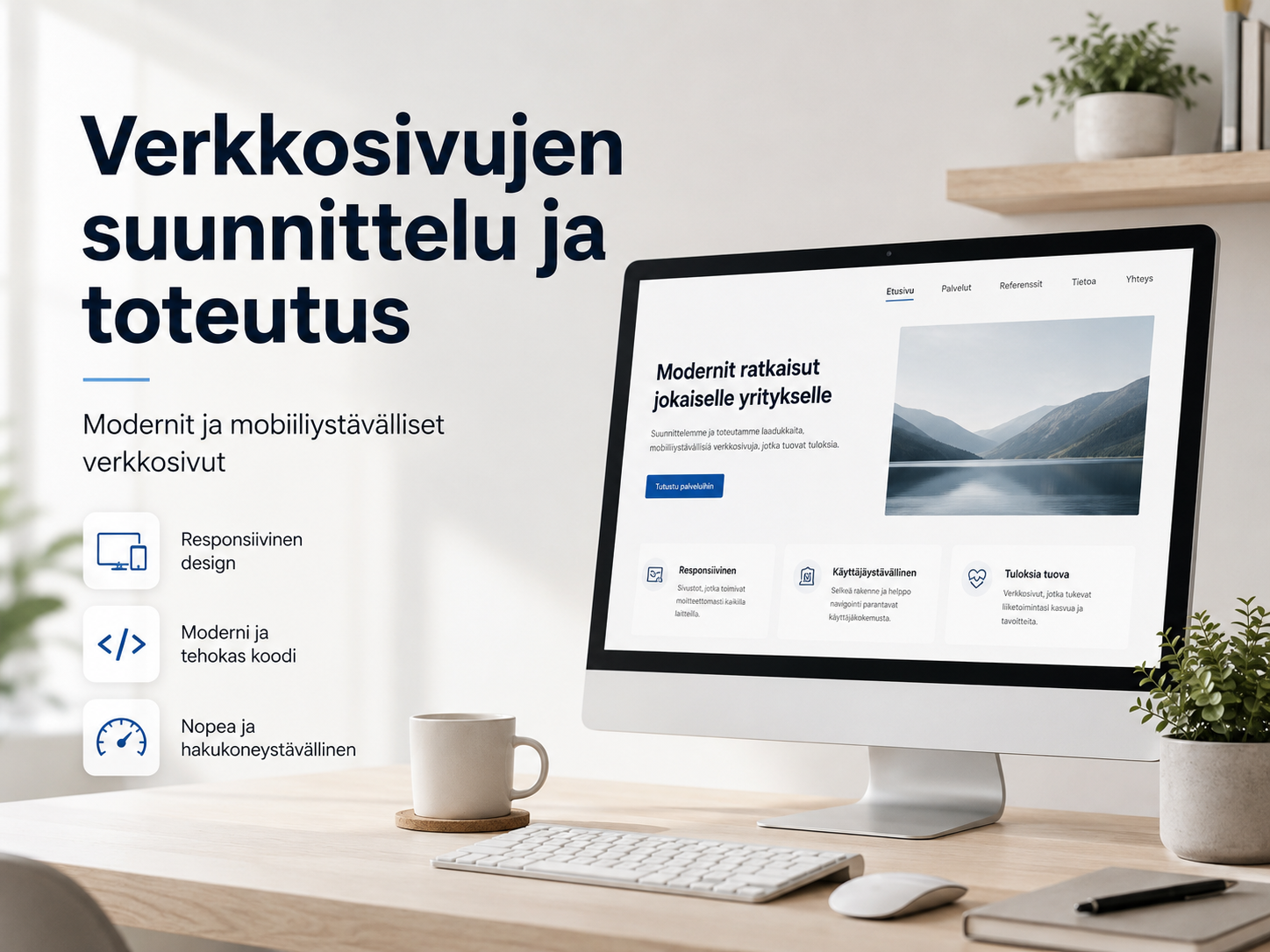 Verkkosivujen suunnittelu ja toteutus